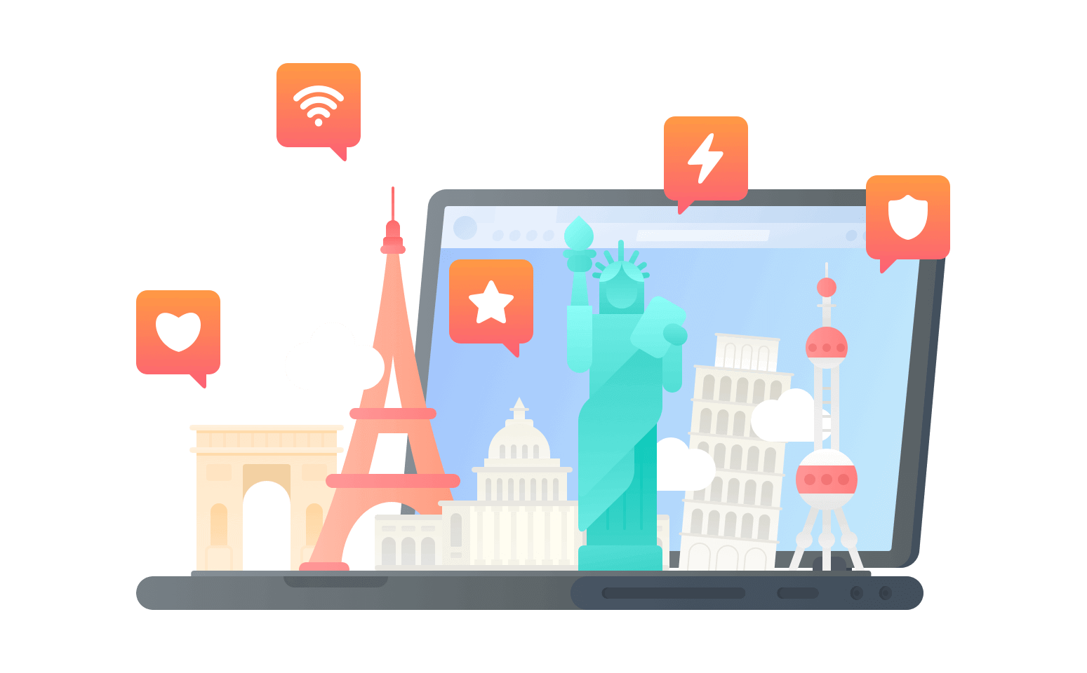 在基里巴斯连接到中国的代理 - 翻回VPN